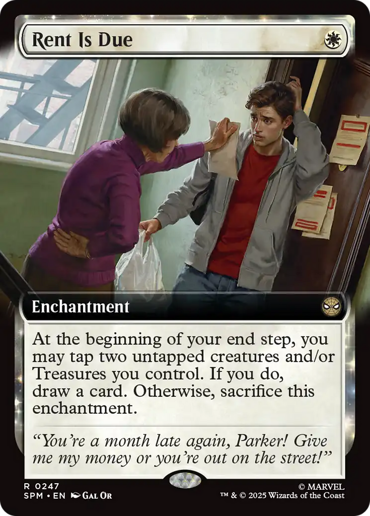 Rent Is Due (0247) (Extended Art) - Foil