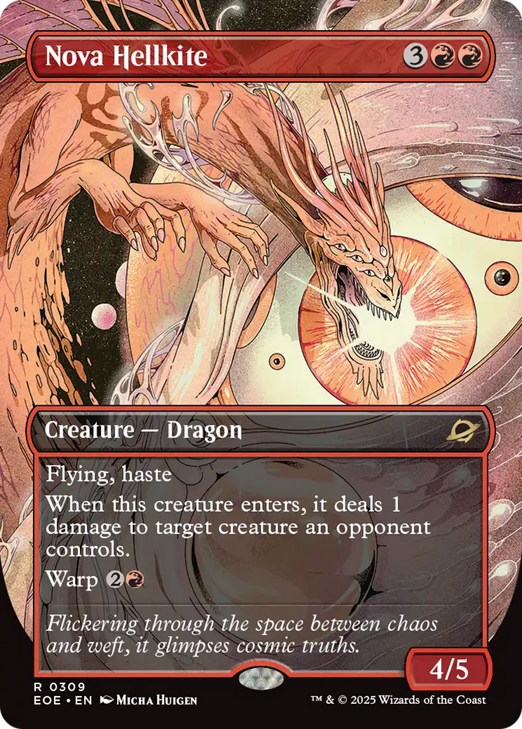 Nova Hellkite (0309) (Borderless) - Foil
