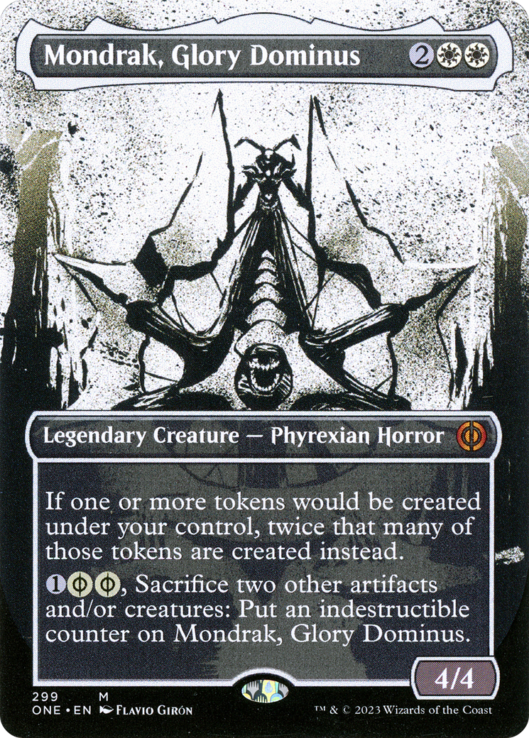 Mondrak, Glory Dominus (299) (Borderless) (Showcase)