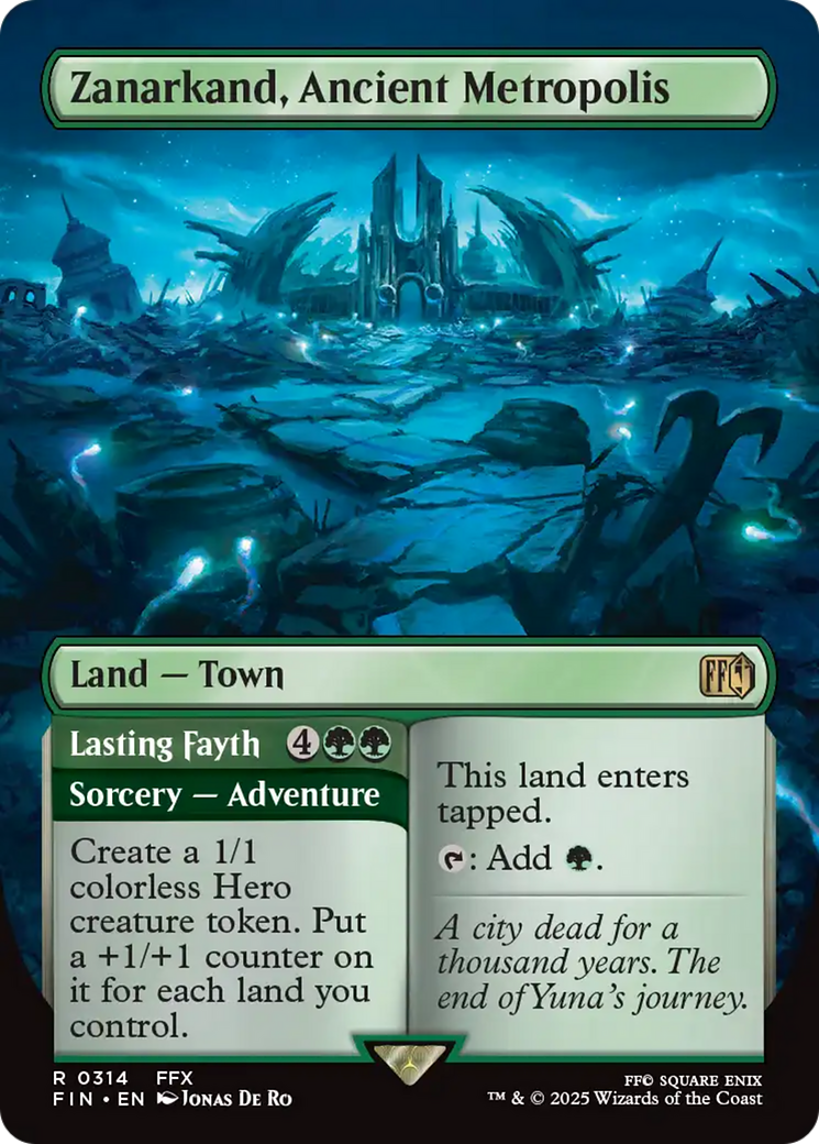 Zanarkand, Ancient Metropolis // Lasting Fayth (0314) (Borderless)