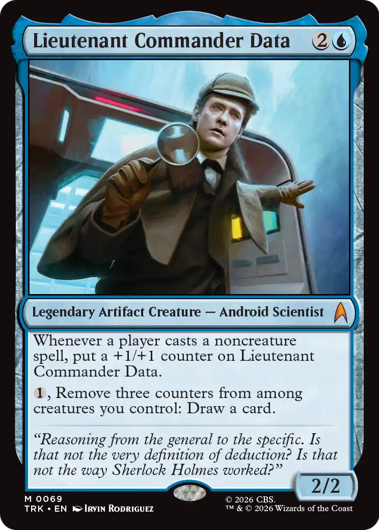Lieutenant Commander Data (TRK) - Foil