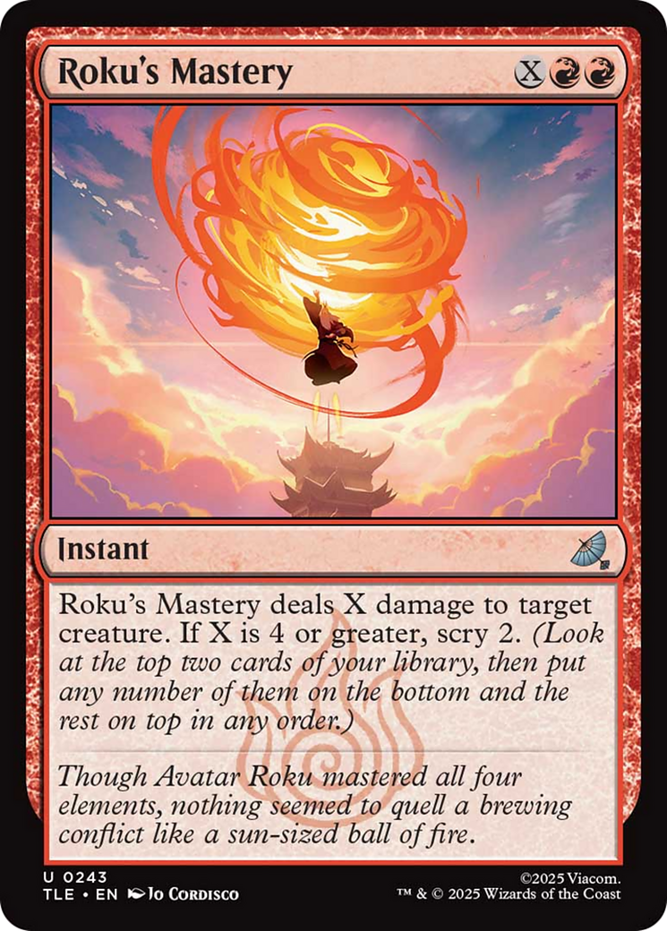 Roku's Mastery - Foil tle