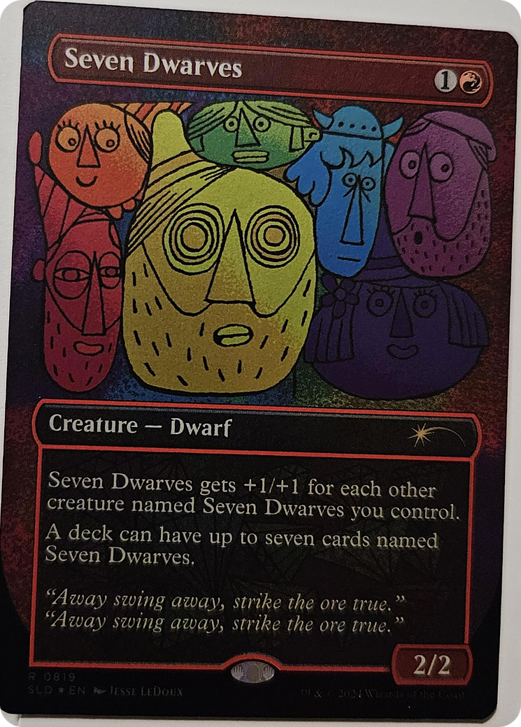 Seven Dwarves (0819) (Borderless) - Foil sld