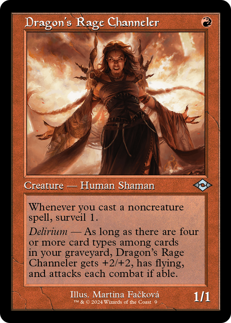 Dragon's Rage Channeler (009) (Retro Frame)