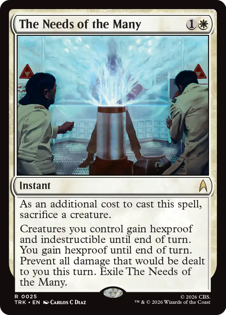 The Needs of the Many (TRK) - Foil