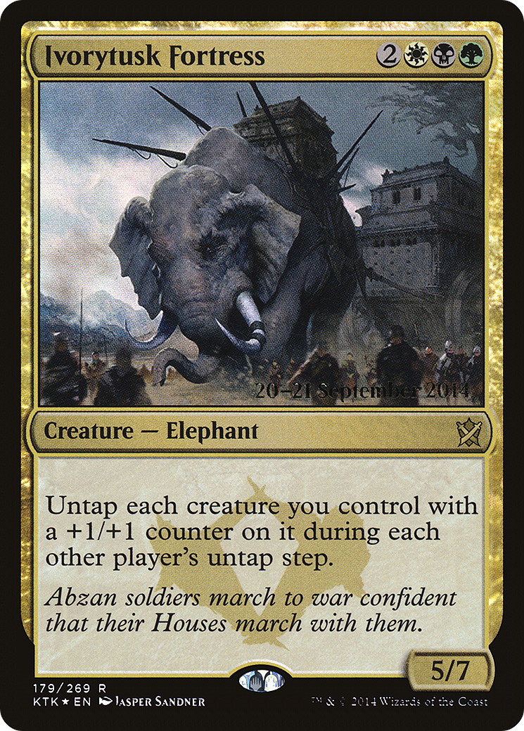 Ivorytusk Fortress (179) (Prerelease) - Foil