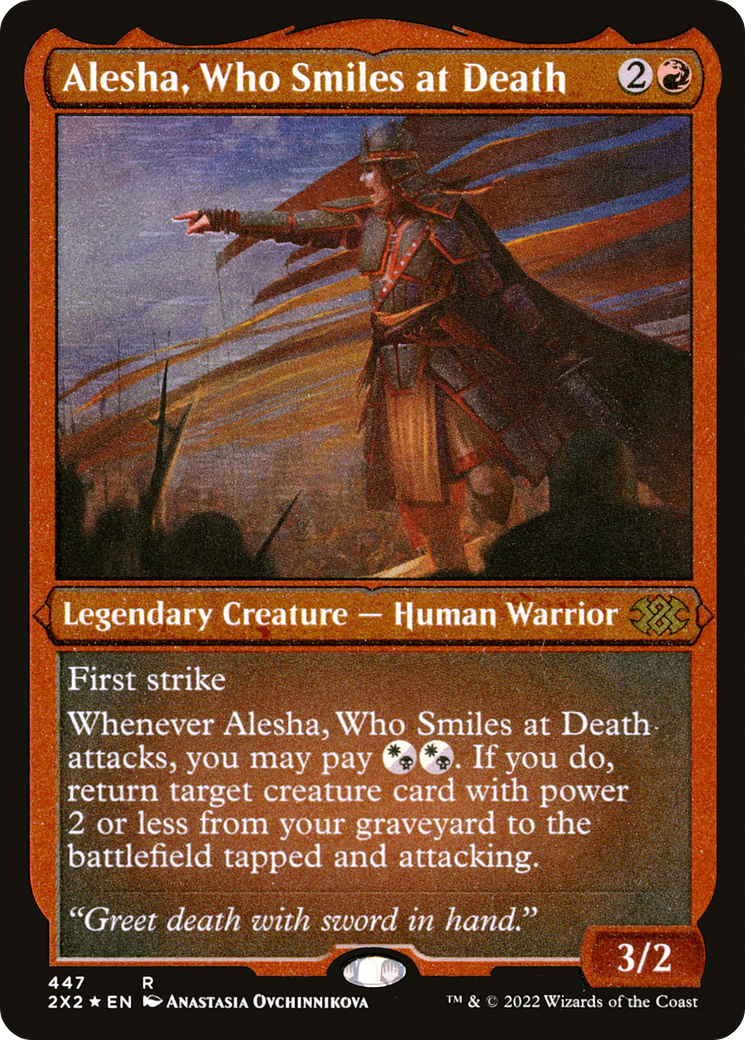 Alesha, Who Smiles at Death - Foil Etched