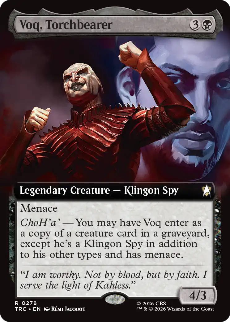 Voq, Torchbearer (0278) (Extended Art) (TRC)