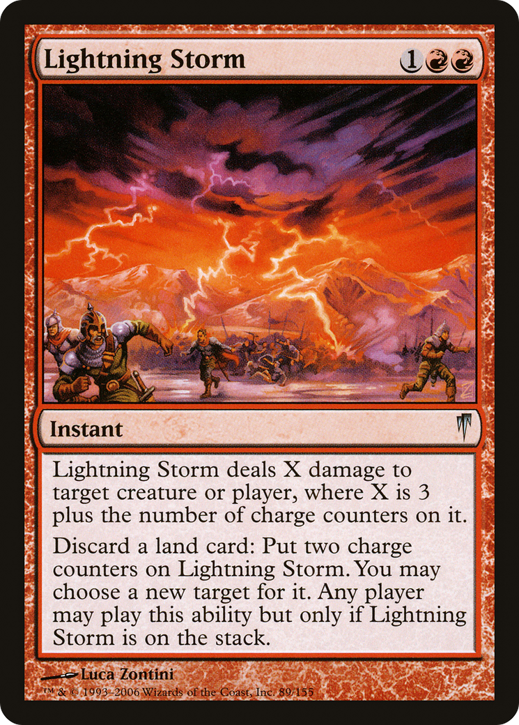 Lightning Storm - Foil