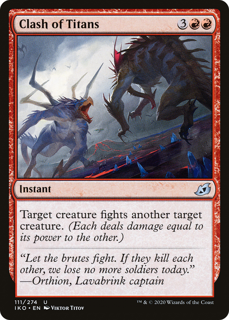 Clash of Titans - Foil