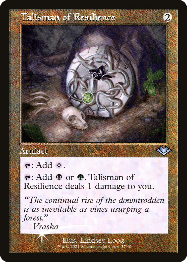 Talisman of Resilience (037) (Retro Frame) - Foil
