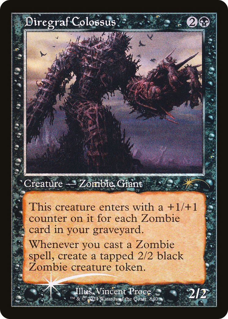 Diregraf Colossus (840) (Retro Frame) - Foil
