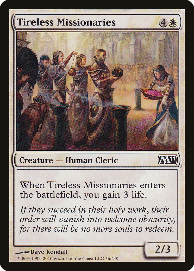 Tireless Missionaries - Foil