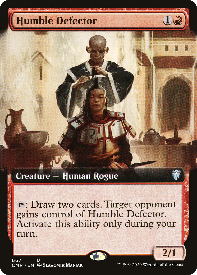 Humble Defector (667) (Extended Art) - Foil