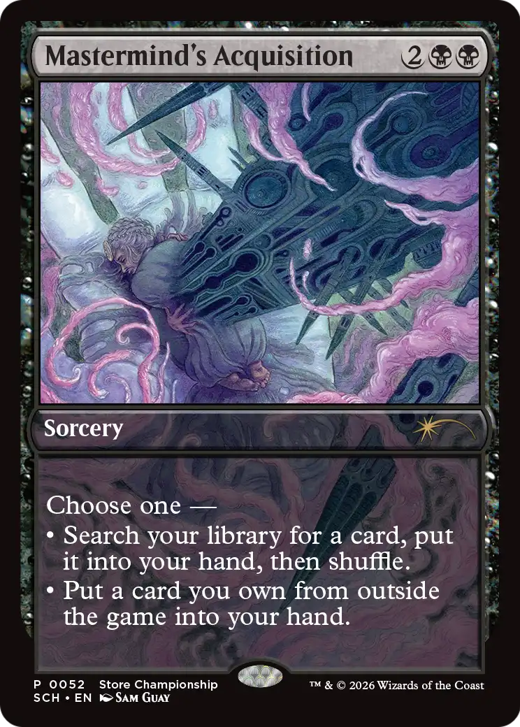Mastermind's Acquisition (0052) (Borderless) (Store Championship) (SCH)