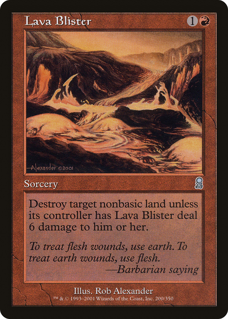 Lava Blister - Foil