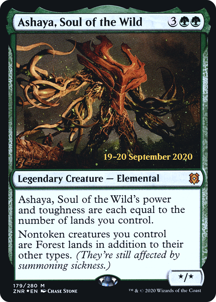 Ashaya, Soul of the Wild (179) (Prerelease) - Foil