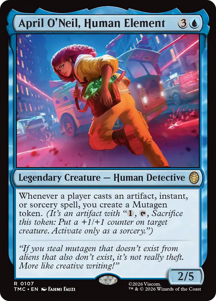 April O'Neil, Human Element (TMC)
