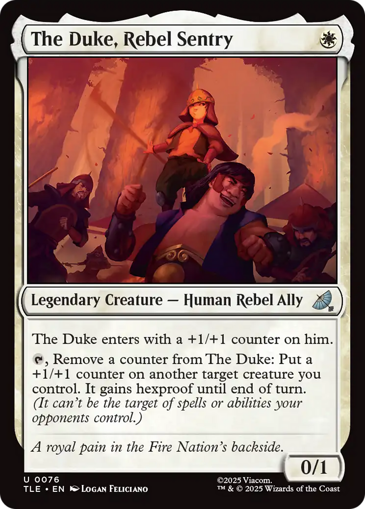 The Duke, Rebel Sentry tle