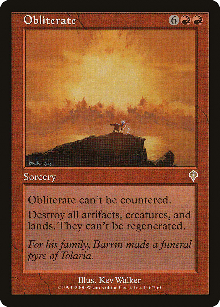 Obliterate - Foil