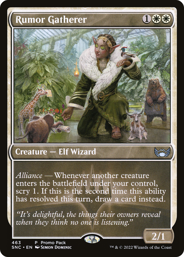 Rumor Gatherer (463) (Promo Pack) - Foil