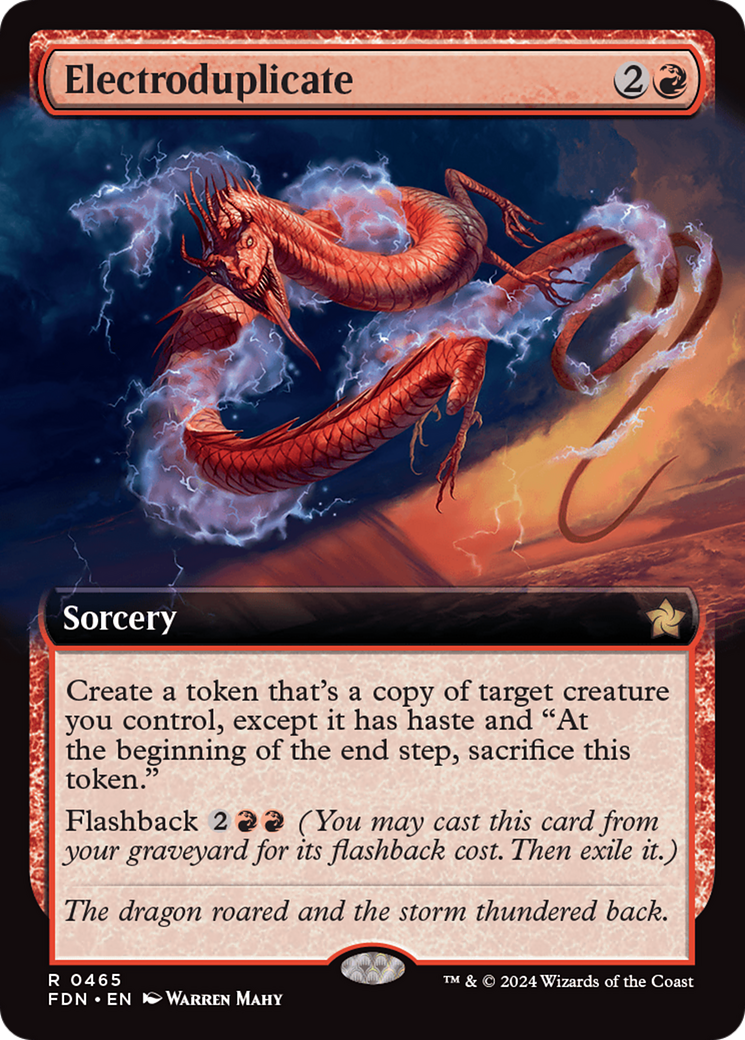Electroduplicate (0465) (Extended Art) - Foil