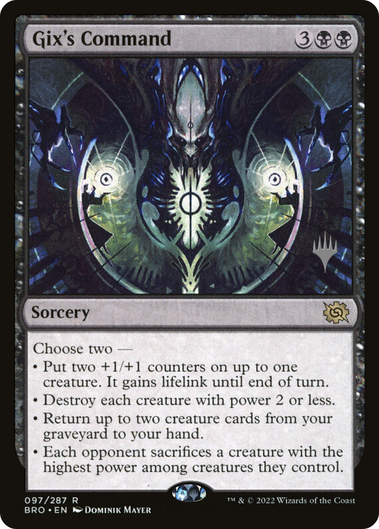Gix's Command (097) (Promo Pack) - Foil