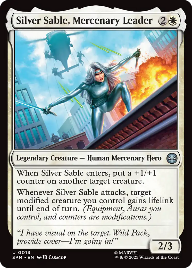 Silver Sable, Mercenary Leader