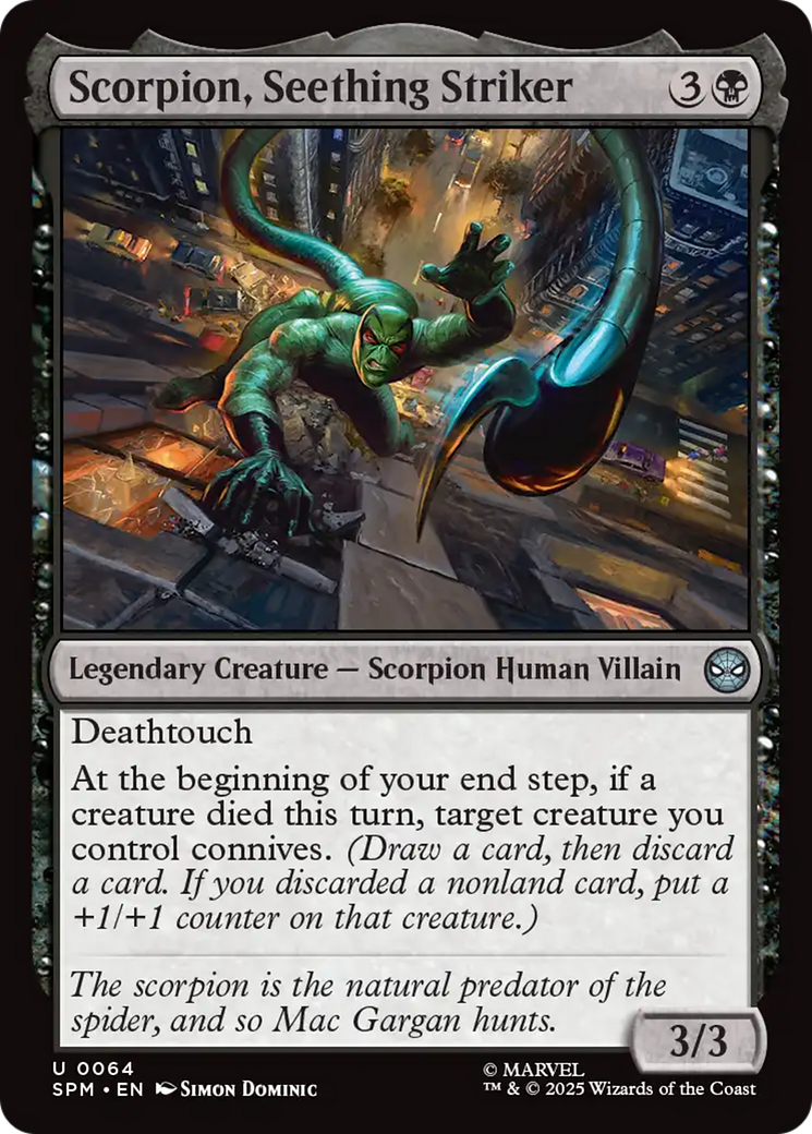 Scorpion, Seething Striker