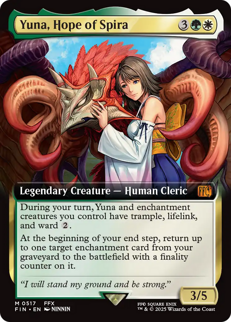 Yuna, Hope of Spira (0517) (Extended Art) - Foil
