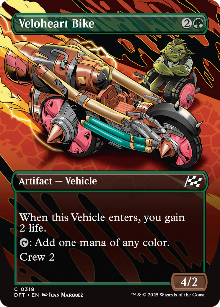 Veloheart Bike (0318) (Borderless) - Foil