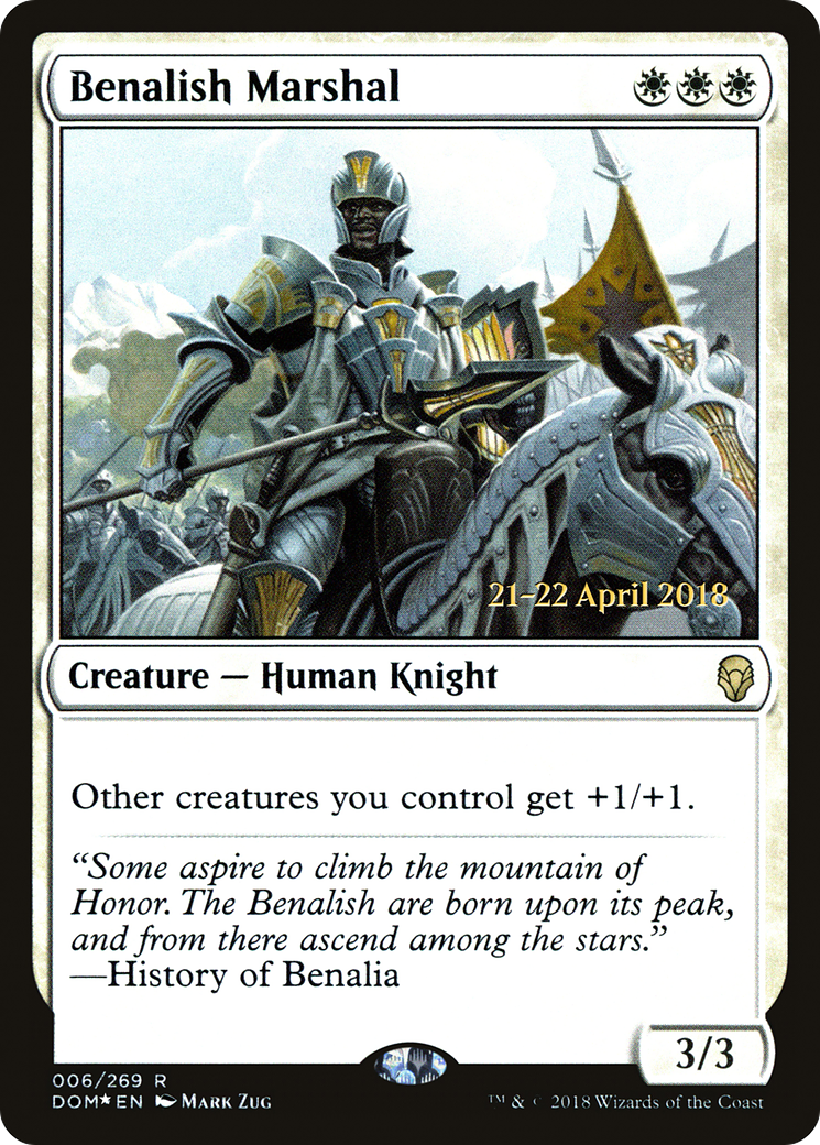 Benalish Marshal (006) (Prerelease) - Foil