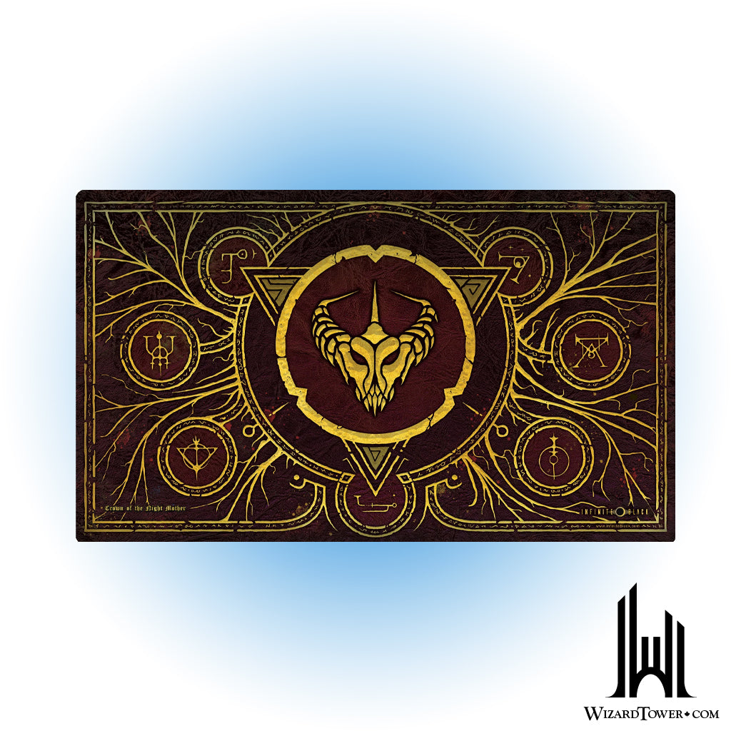 Playmat - Crown of the Night Mother (Black Stitched)