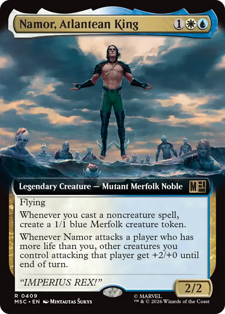 Namor, Atlantean King (0409) (Extended Art) (MSC)