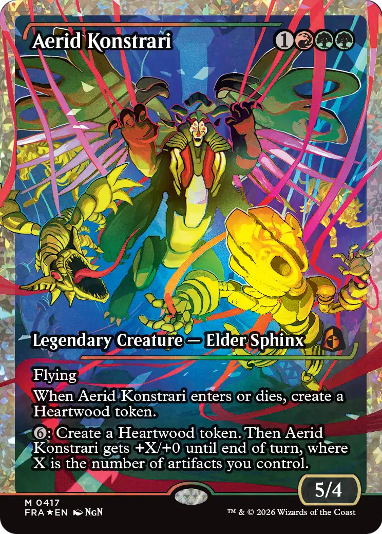 Aerid Konstrari (0417) (Showcase) (FRA) - Facet Foil