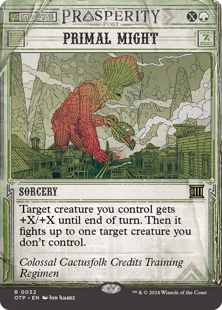 Primal Might (0032) (Showcase) - Foil