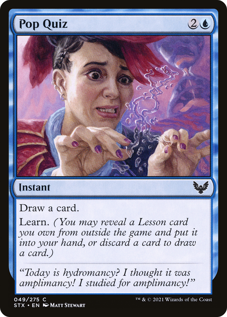 Pop Quiz - Foil