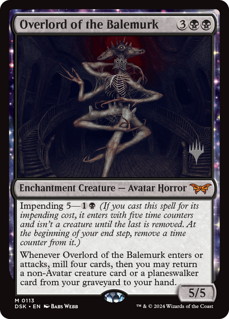 Overlord of the Balemurk (0113) (Promo Pack) - Foil