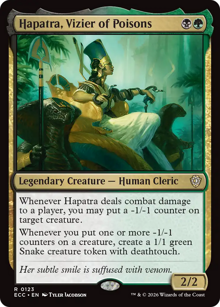 Hapatra, Vizier of Poisons (0123) (ECC)
