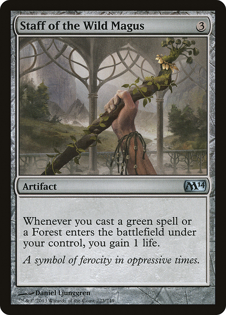 Staff of the Wild Magus - Foil