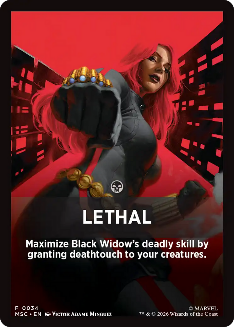 Lethal (0034) (Theme Card) (FMSC)