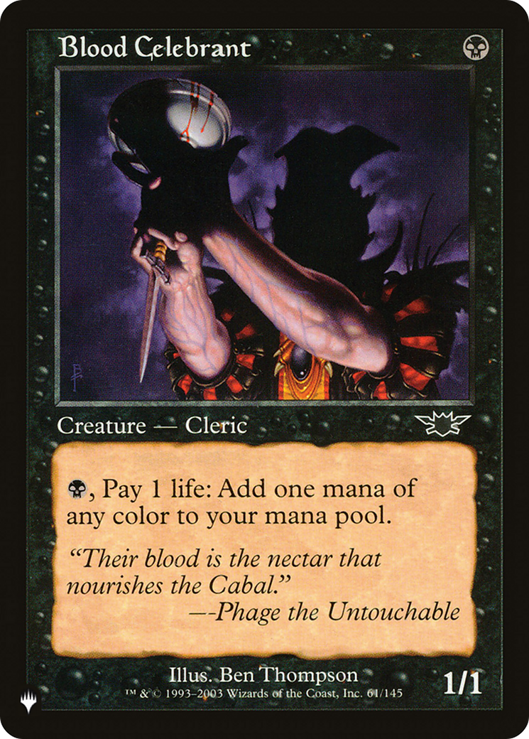Blood Celebrant (LGN-61) (Retro Frame) (PLST)