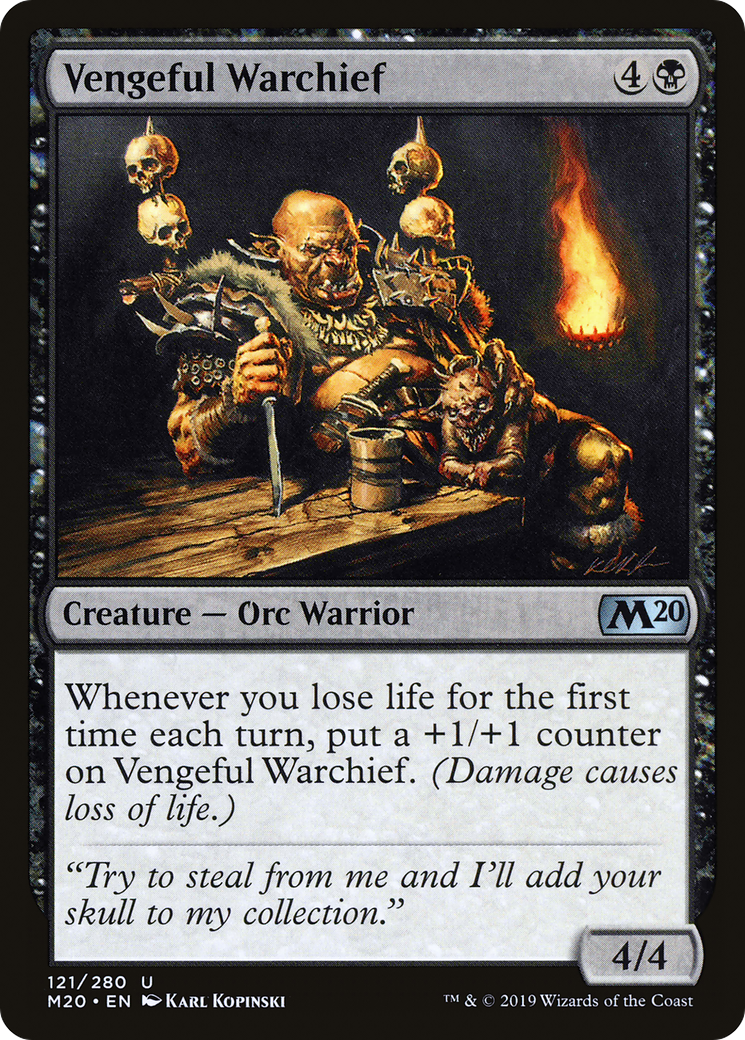 Vengeful Warchief - Foil