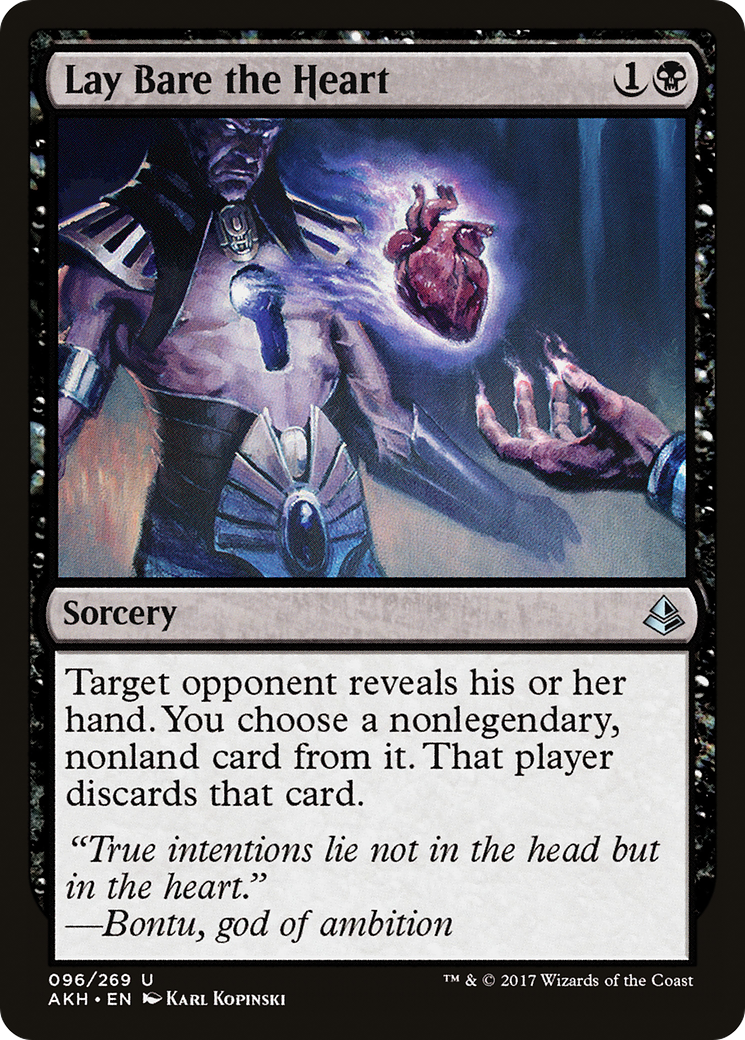 Lay Bare the Heart - Foil