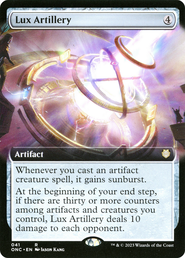 Lux Artillery (041) (Extended Art) - Foil