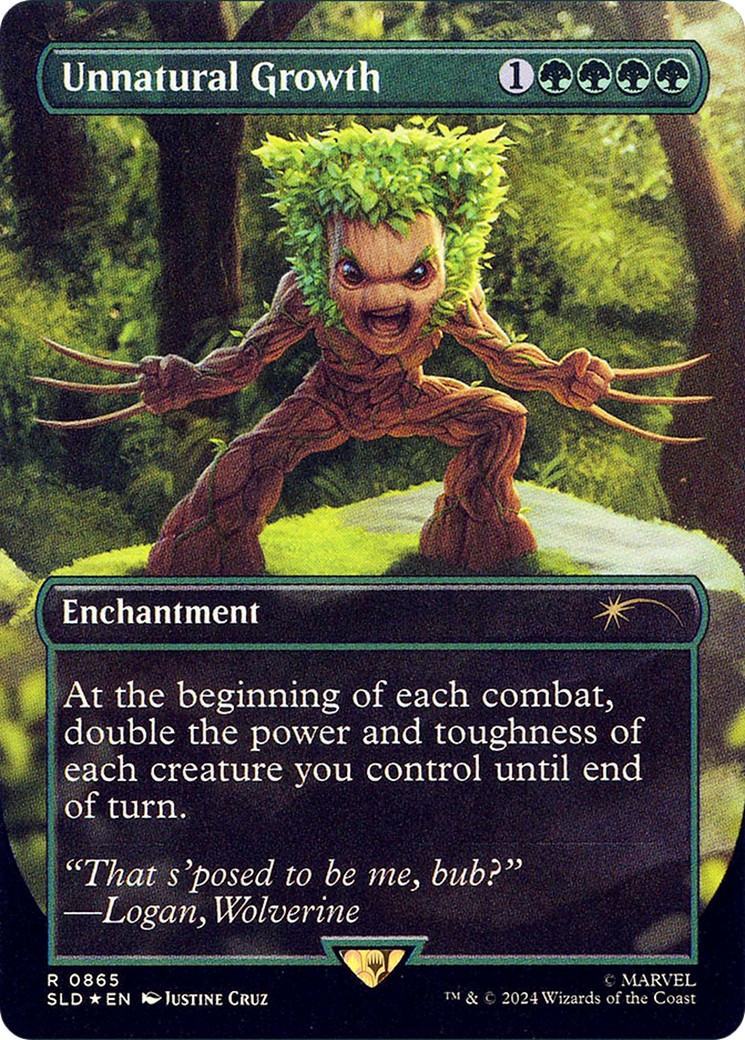Unnatural Growth (0865) (Borderless) - Foil