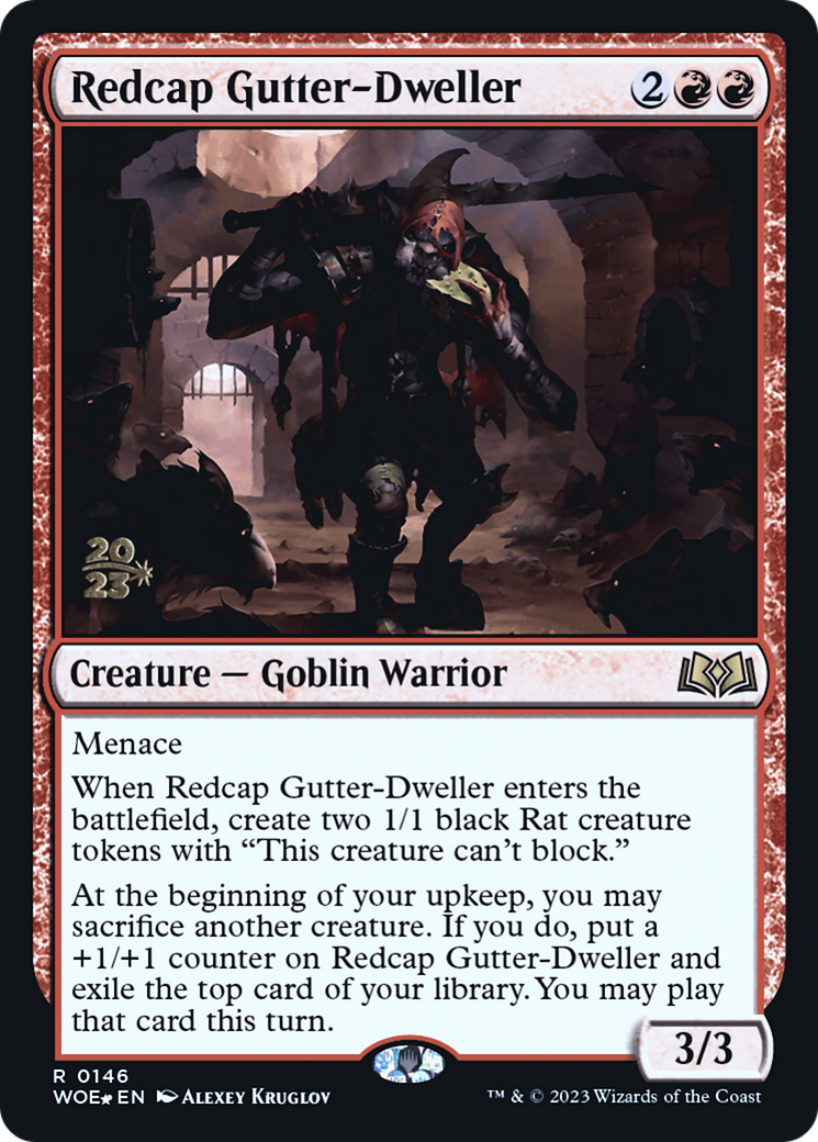 Redcap Gutter-Dweller (0146) (Prerelease) - Foil