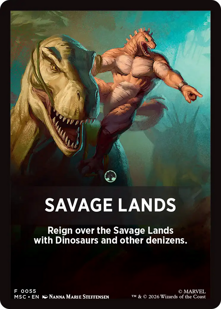 Savage Lands (0055) (Theme Card) (FMSC)