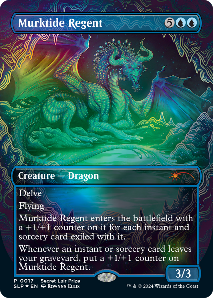 Murktide Regent (0017) (Borderless) - Foil