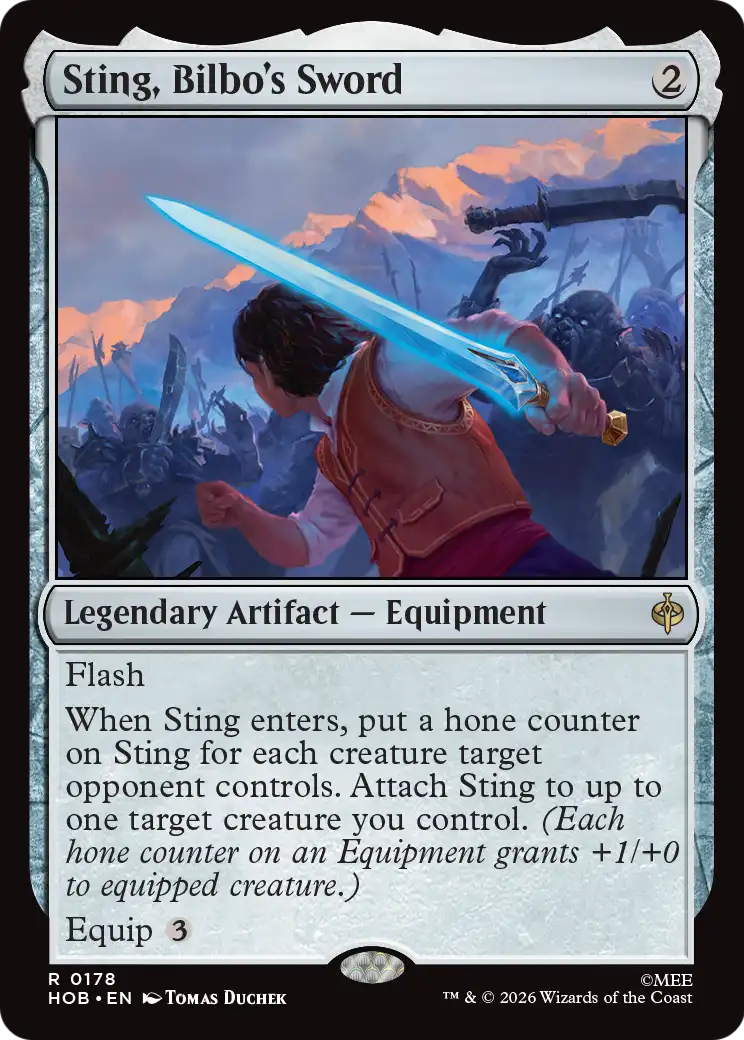 Sting, Bilbo's Sword (0178) (HOB) - Foil